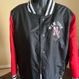 Satin Varsity Jacket